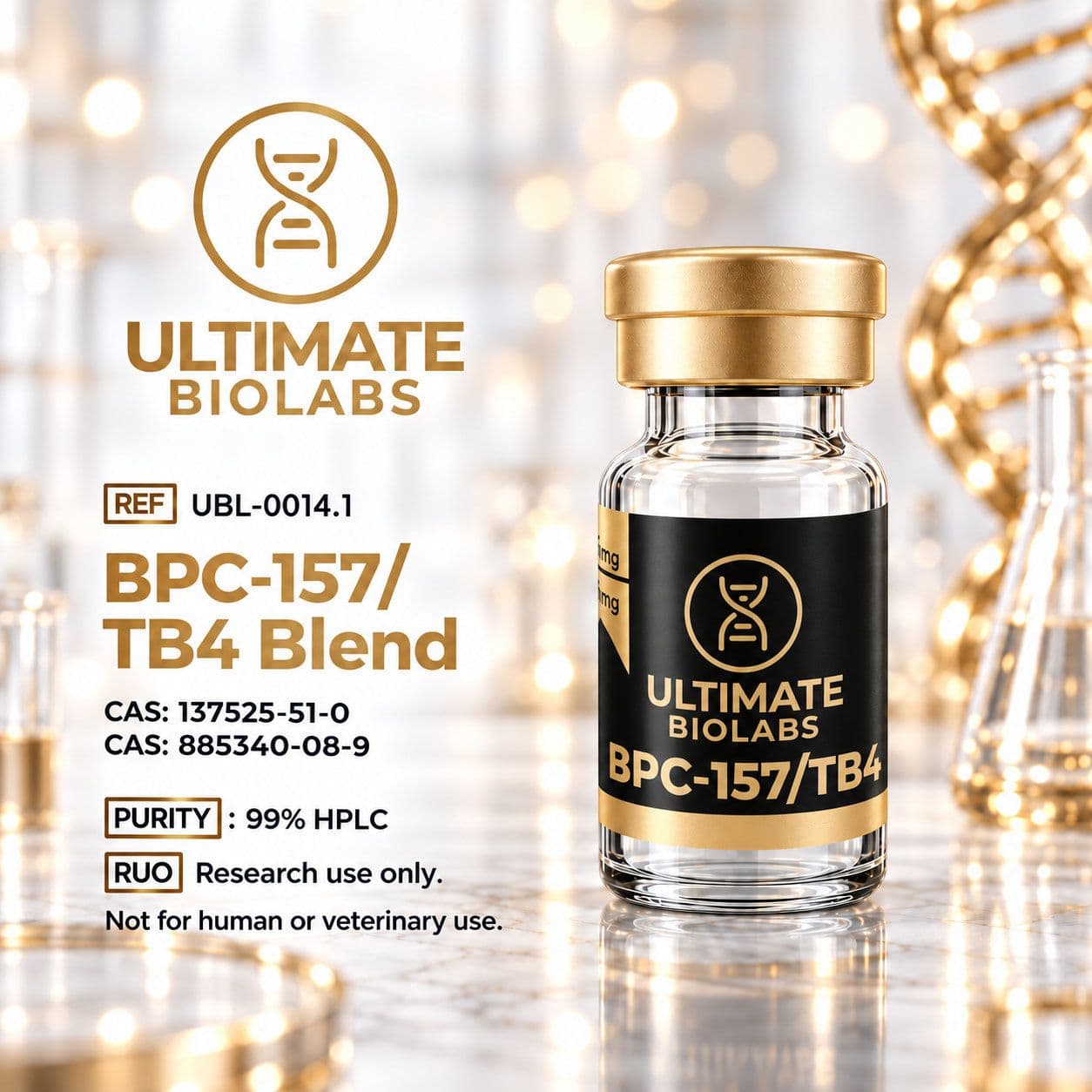 BPC-157/TB4 Blend (5 mg / 5 mg) – Research Peptide